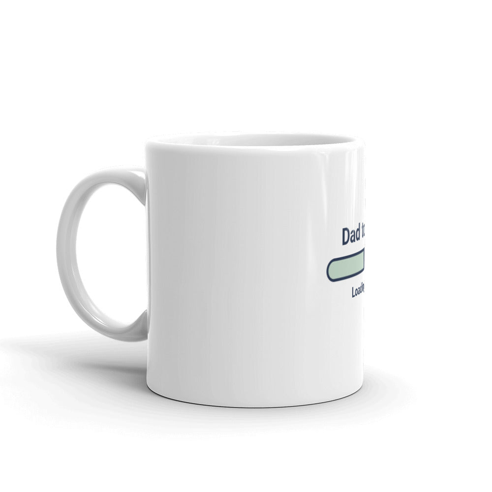 White glossy mug