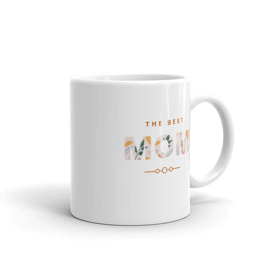 White glossy mug